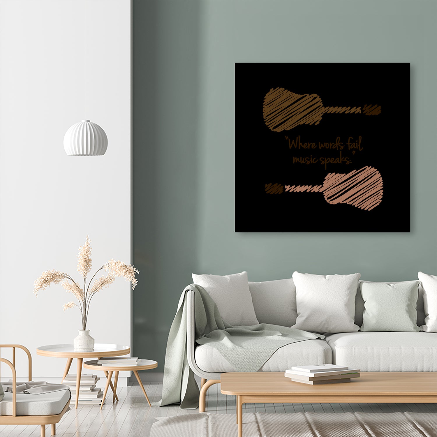 Where words fail, music speaks by Hans christian Andersen by Shawlin Mohd on GIANT ART - brown digital drawing