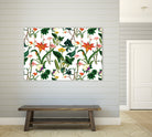 vintage floral  white by susana costa on GIANT ART - yellow photo manipulation