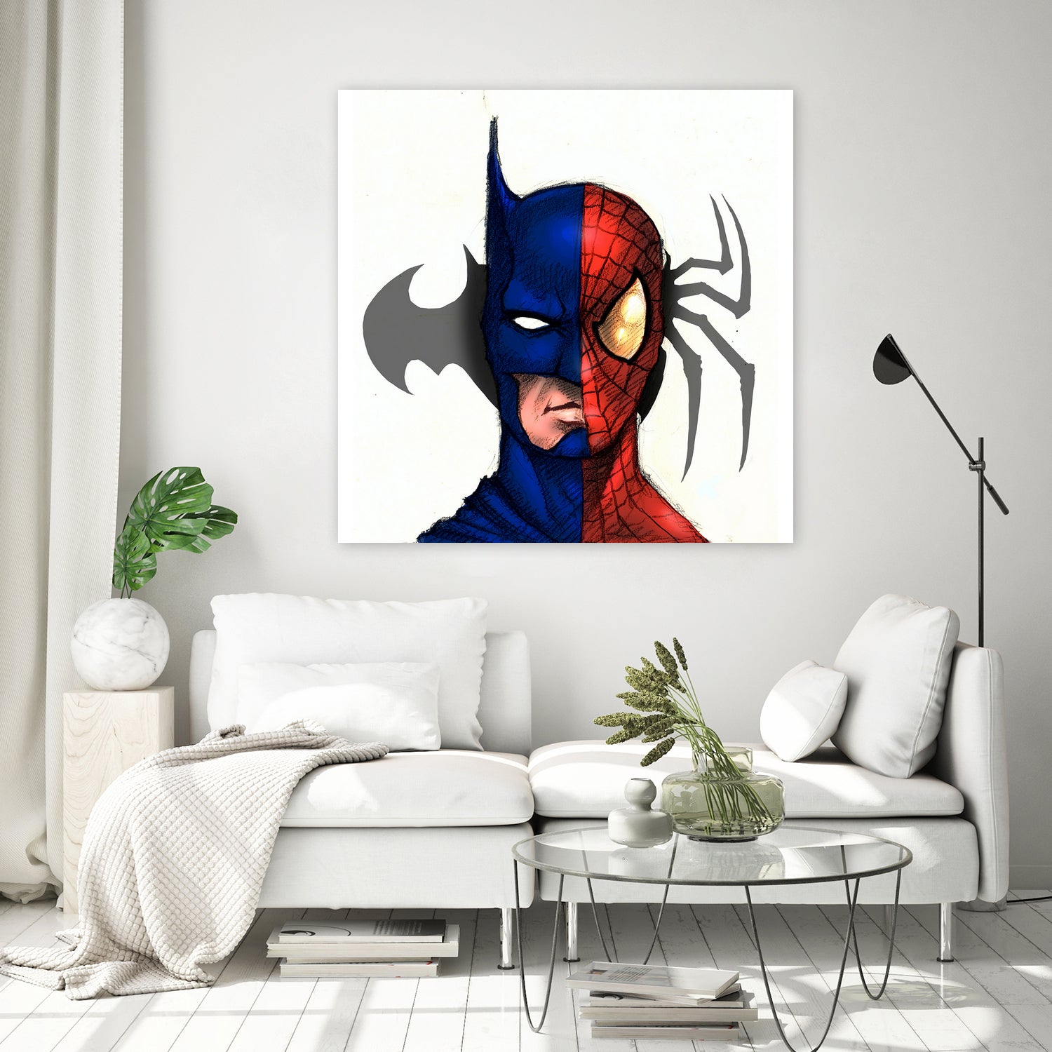 DC vs Marvel by Norik Imami on GIANT ART - blue digital drawing