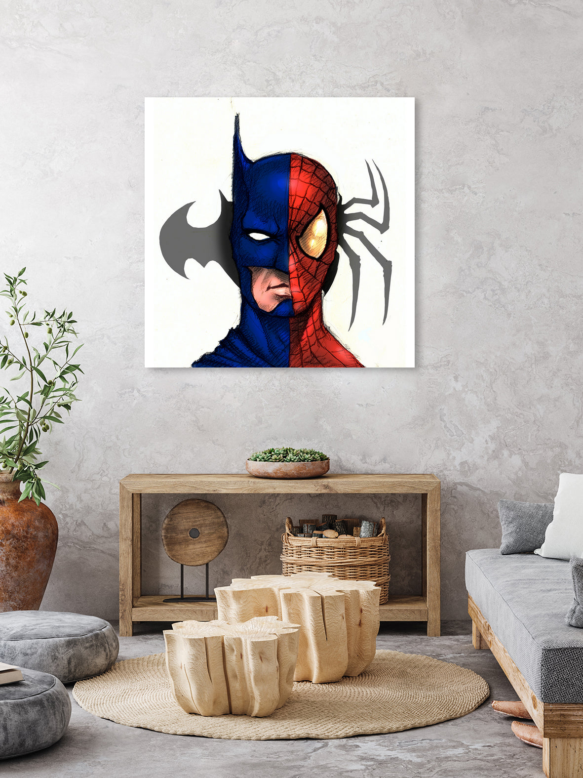 DC vs Marvel by Norik Imami on GIANT ART - blue digital drawing