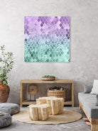 Mermaid Glitter Scales #1 #shiny #decor #art by Anita & Bella Jantz on GIANT ART - fuchsia photo illustration