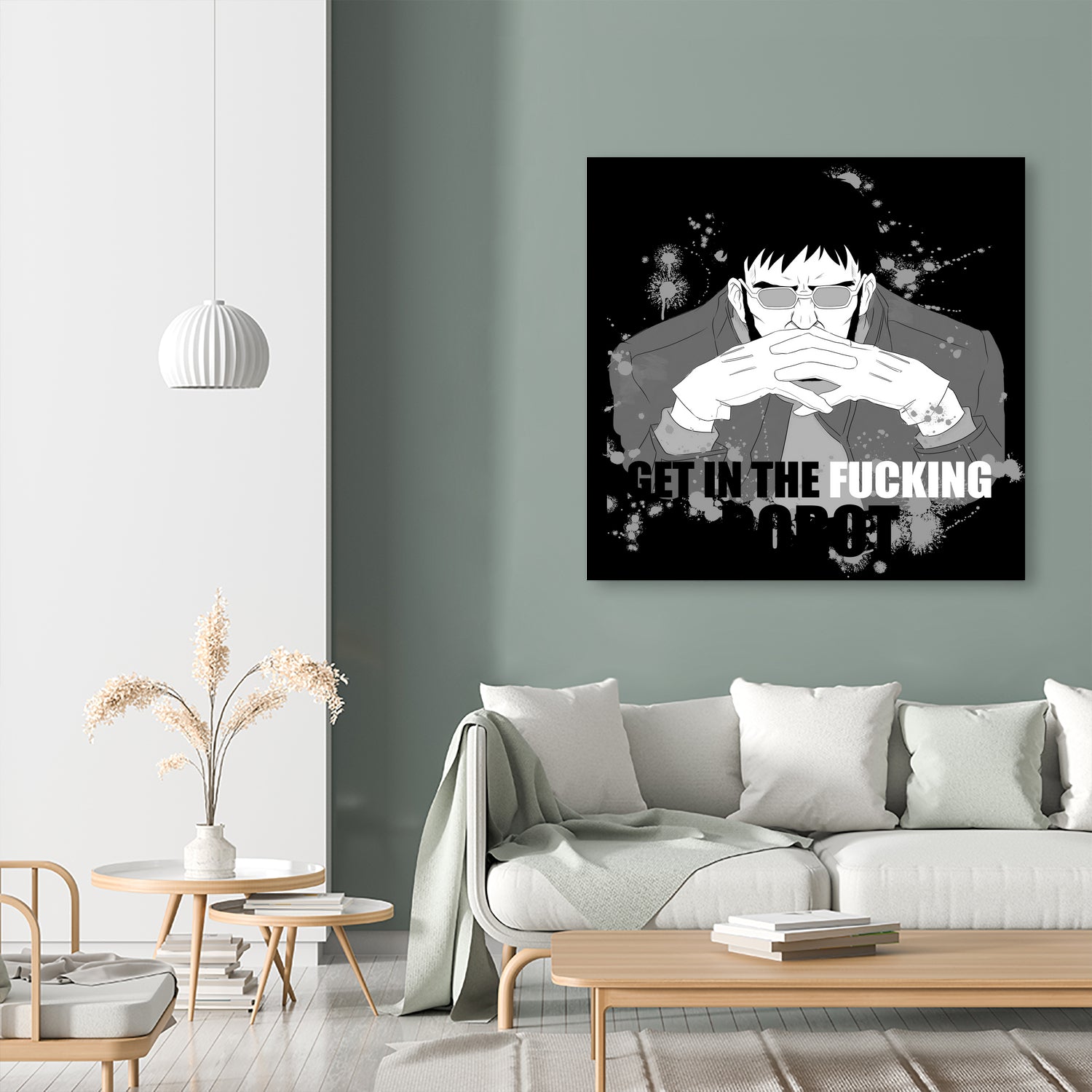 Get in to the fucking robot by Victoria Fernández Bravo on GIANT ART - gray digital drawing