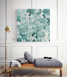 Mermaid Glitter Scales #3 #shiny #decor #art by Anita & Bella Jantz on GIANT ART - green vector illustration