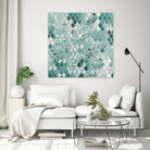 Mermaid Glitter Scales #3 #shiny #decor #art by Anita & Bella Jantz on GIANT ART - green vector illustration