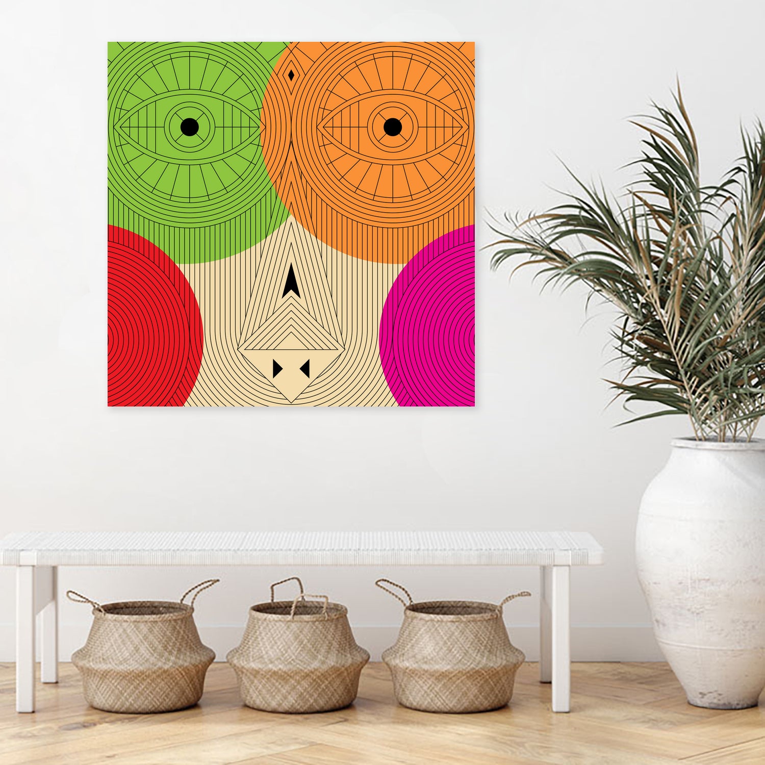 ancient tribal by TM Selvam on GIANT ART - white vector illustration