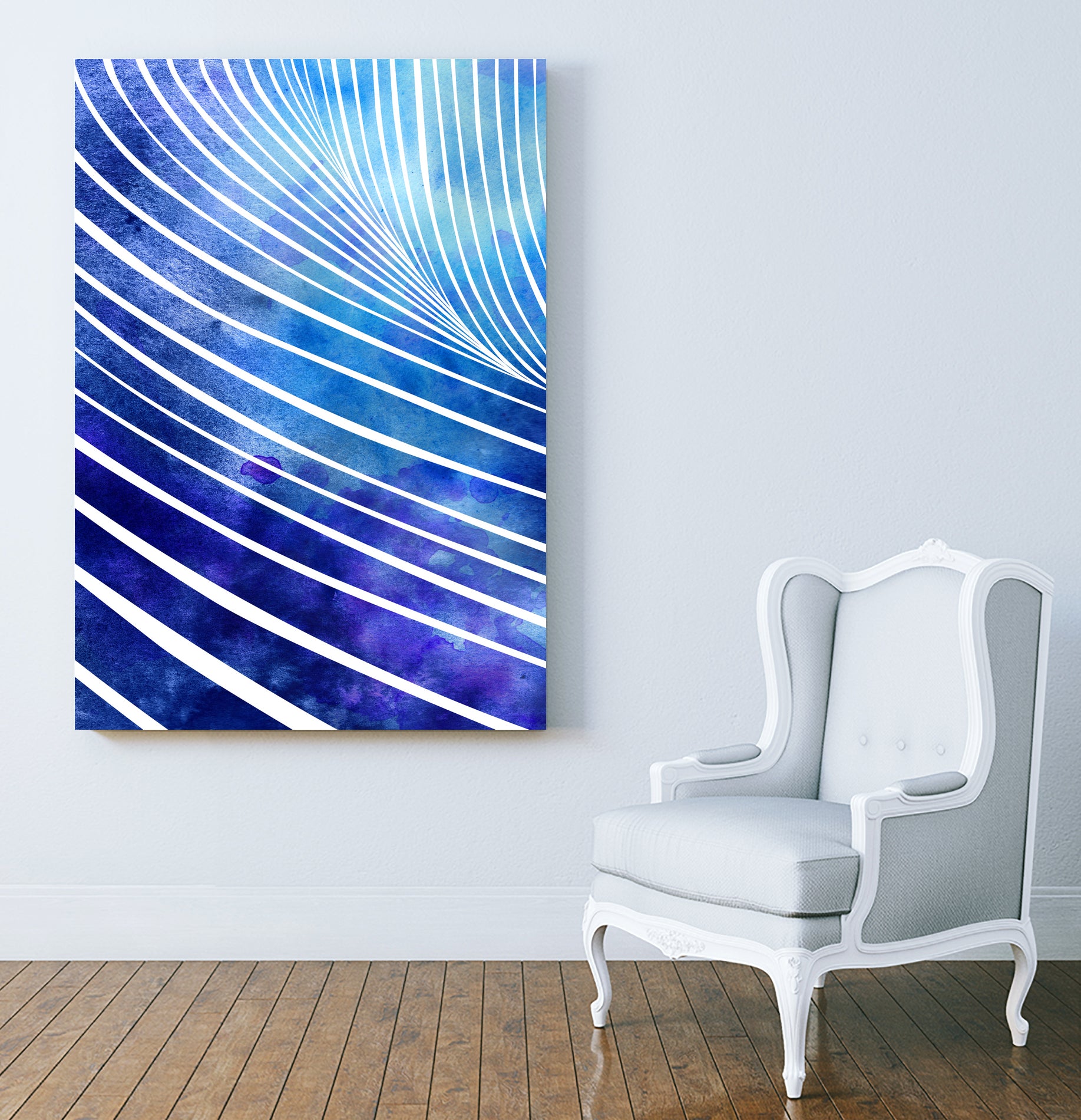 Tide XIV by Stevyn Llewellyn on GIANT ART - blue digital painting