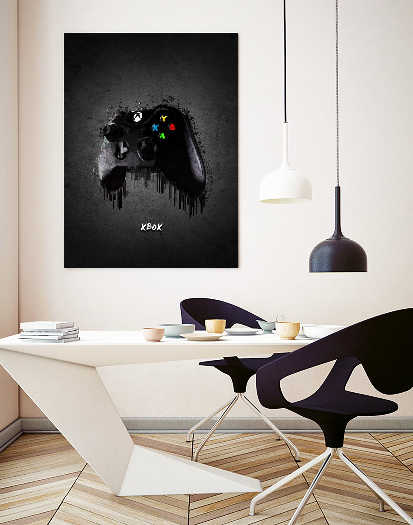 xbox joystick by Gabriel Fernando on GIANT ART - black game design