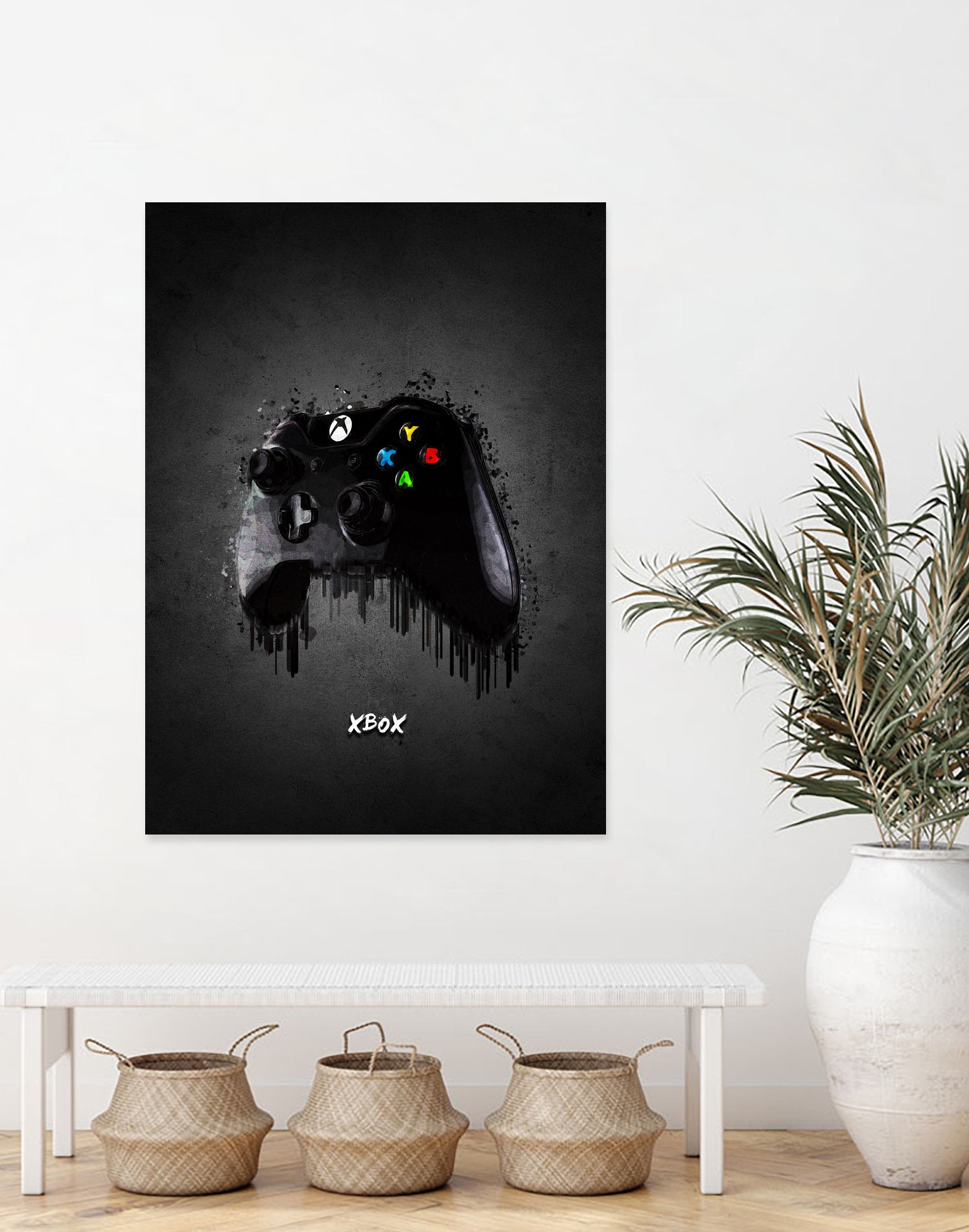 xbox joystick by Gabriel Fernando on GIANT ART - black game design