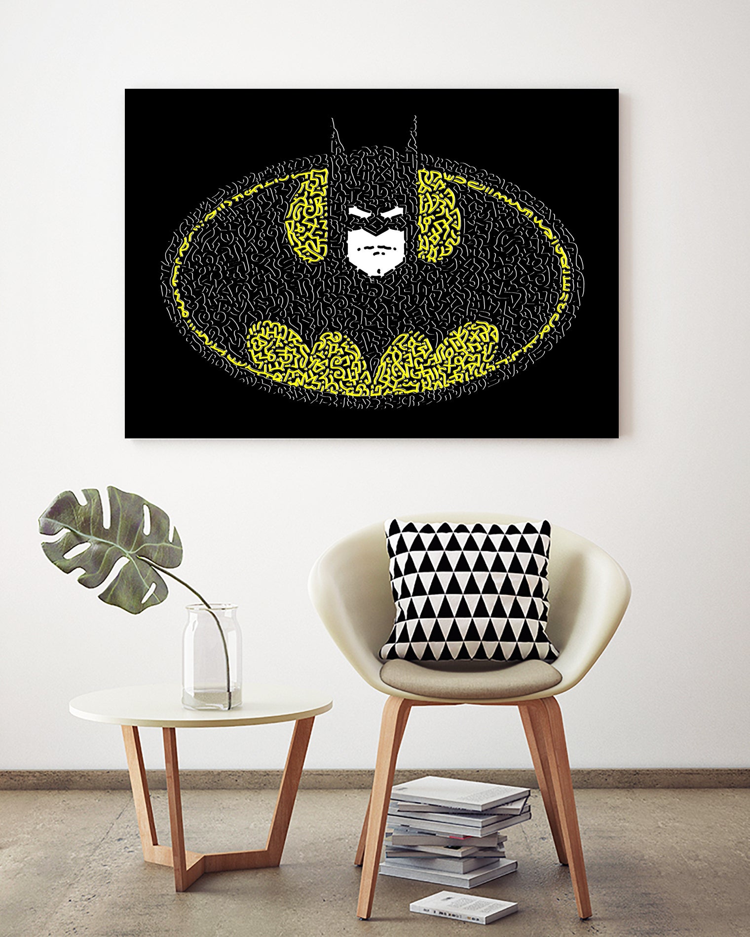 Batman Logo by Caroline BESSIERES on GIANT ART - black digital drawing