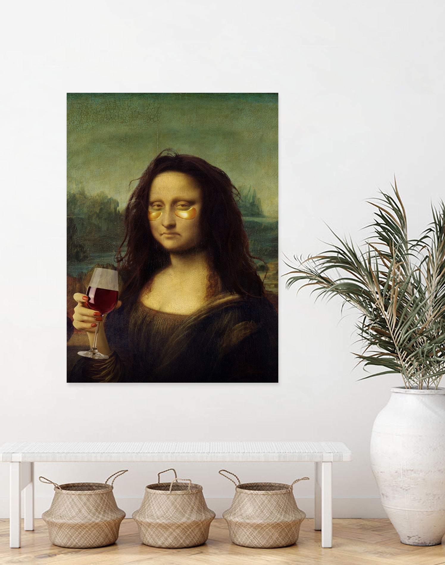 Monday Lisa by Artem Pozdnyakov on GIANT ART - brown photo illustration