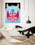 Born To Be Original | Blue Monster by Chiho Watanabe on GIANT ART - blue digital drawing