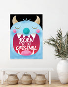 Born To Be Original | Blue Monster by Chiho Watanabe on GIANT ART - blue digital drawing