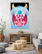 Born To Be Original | Blue Monster by Chiho Watanabe on GIANT ART - blue digital drawing