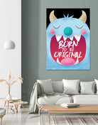 Born To Be Original | Blue Monster by Chiho Watanabe on GIANT ART - blue digital drawing