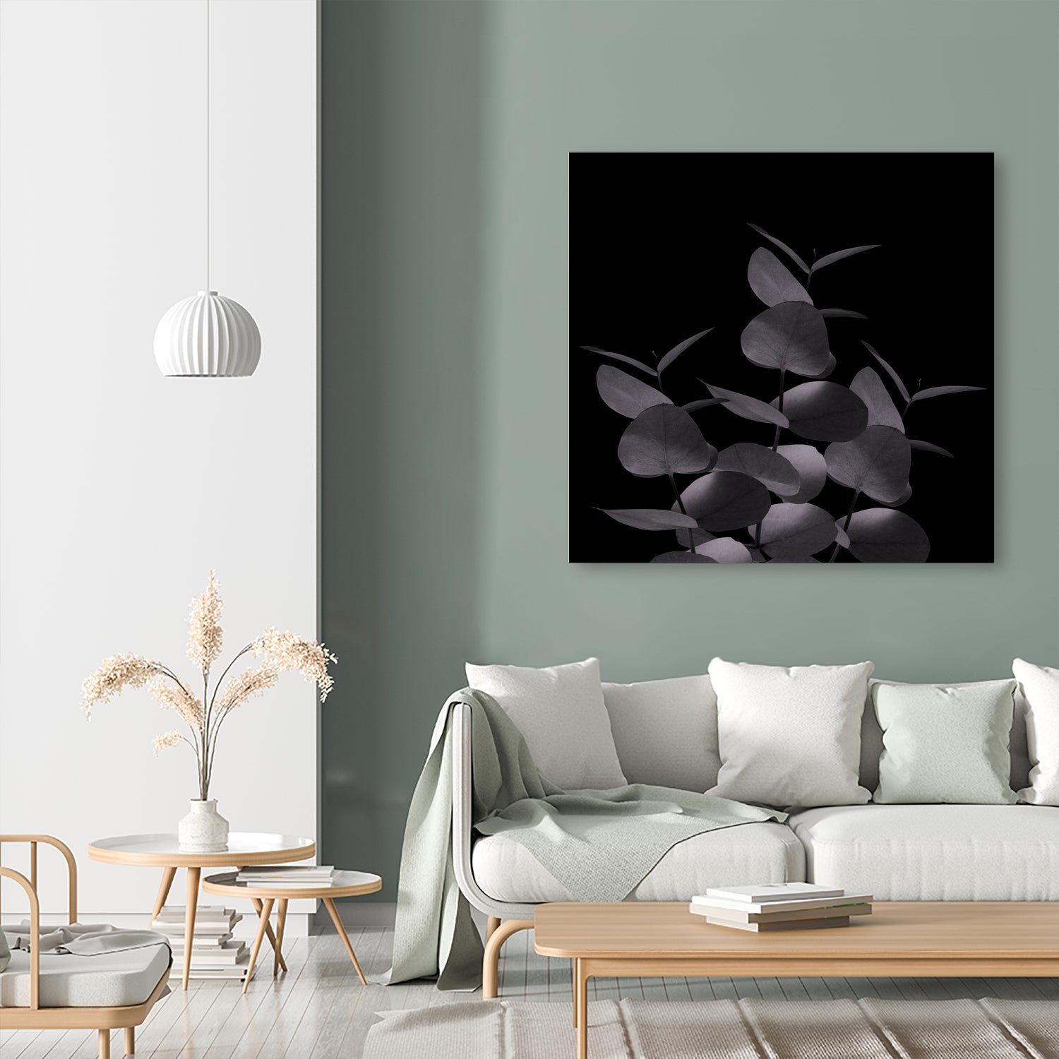 Eucalyptus Leaves Black Black #1 #foliage #decor #art by Anita & Bella Jantz on GIANT ART - black photo illustration