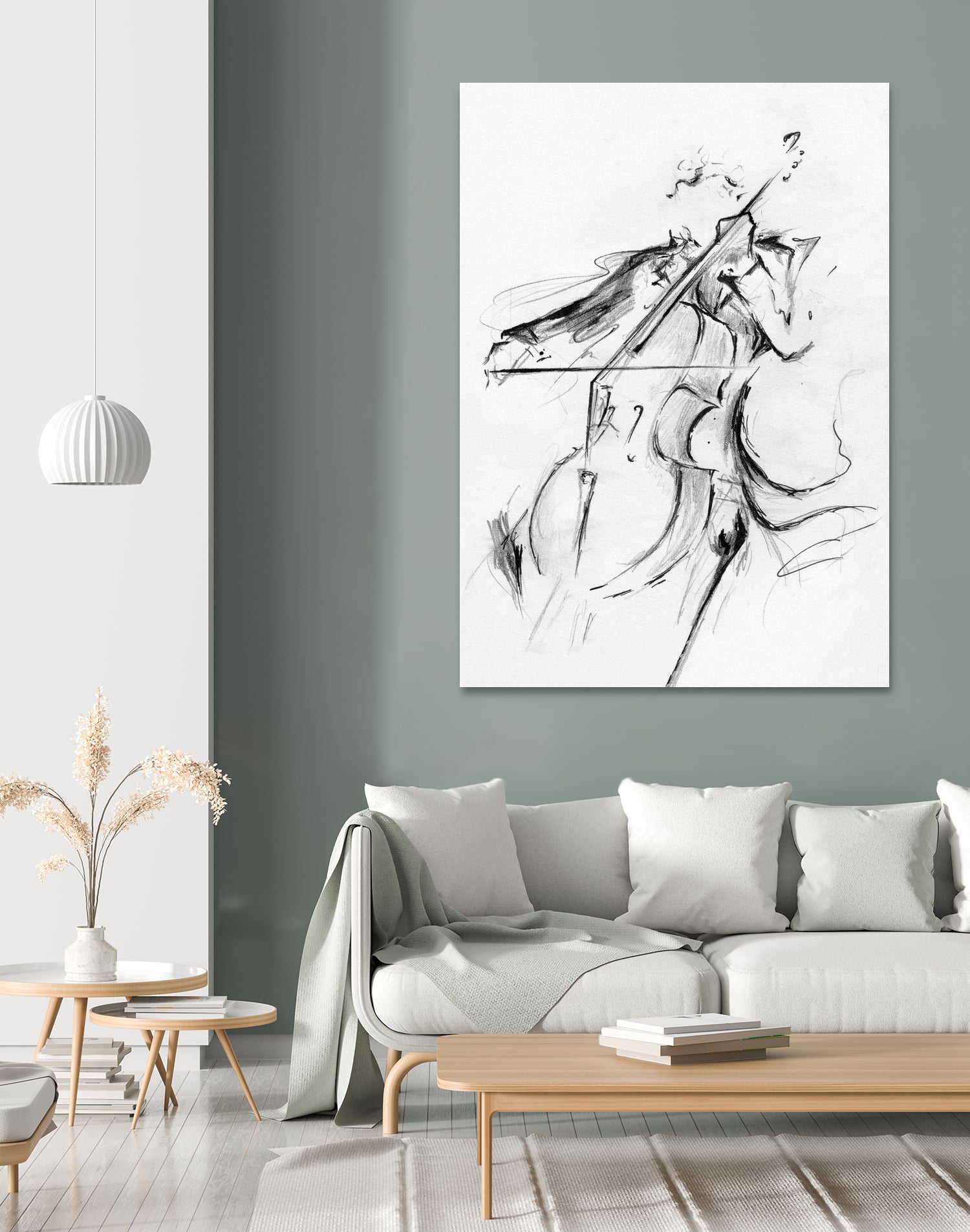 Cellist by Marc Allante on GIANT ART - black photo illustration