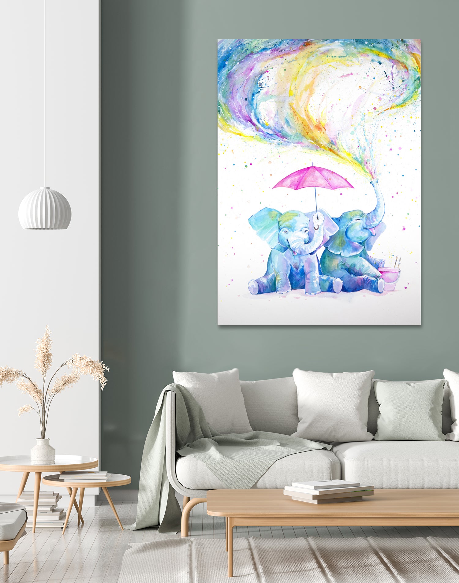 Mischief by Marc Allante on GIANT ART - blue photo illustration