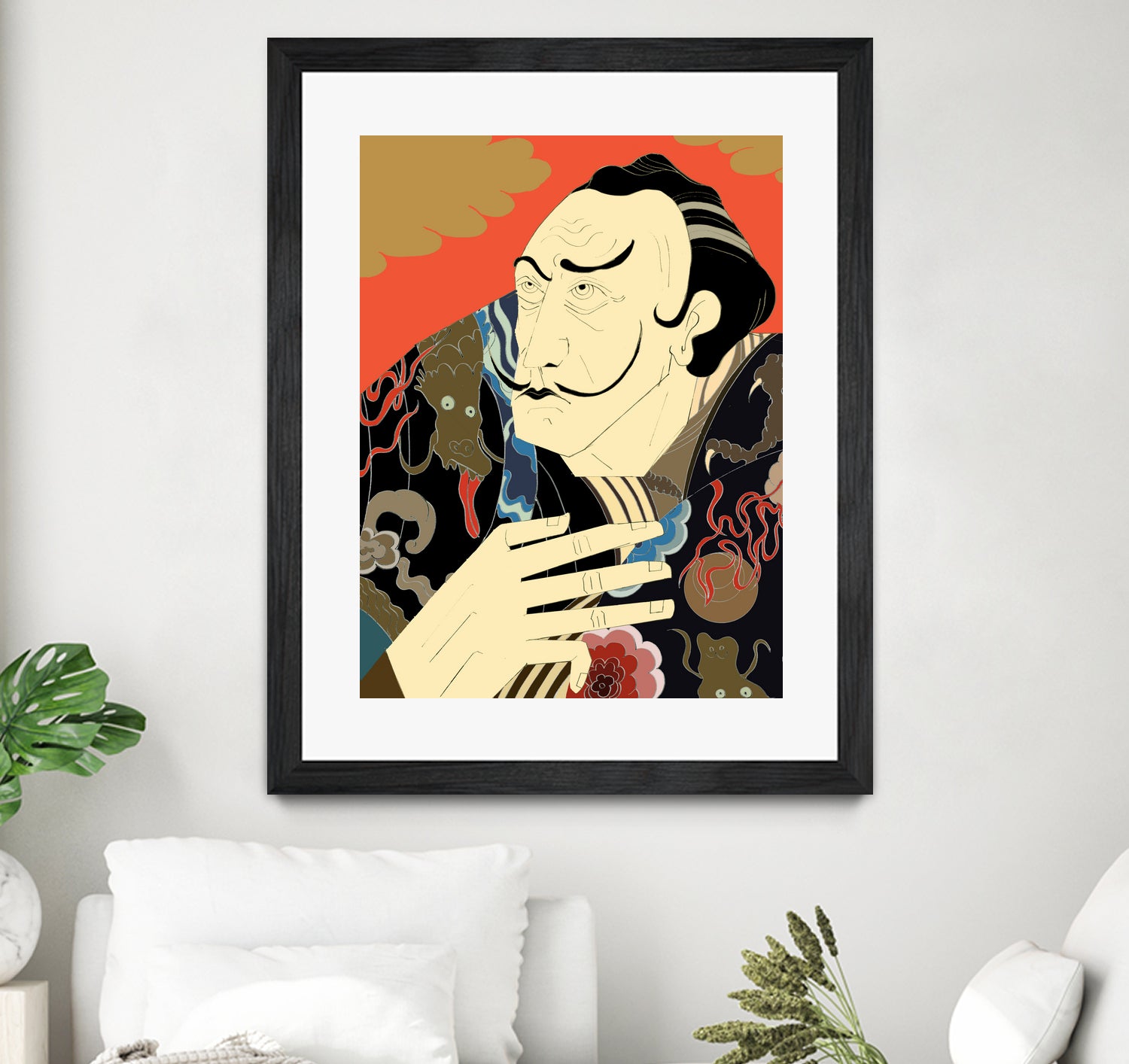 * “Japonica” / Salvador Dali by Kazuhiro Ishihara on GIANT ART - red photo illustration