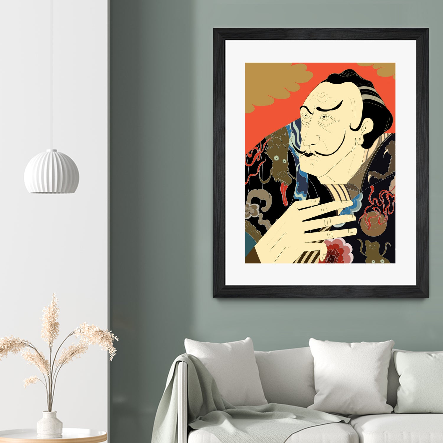 * “Japonica” / Salvador Dali by Kazuhiro Ishihara on GIANT ART - red photo illustration