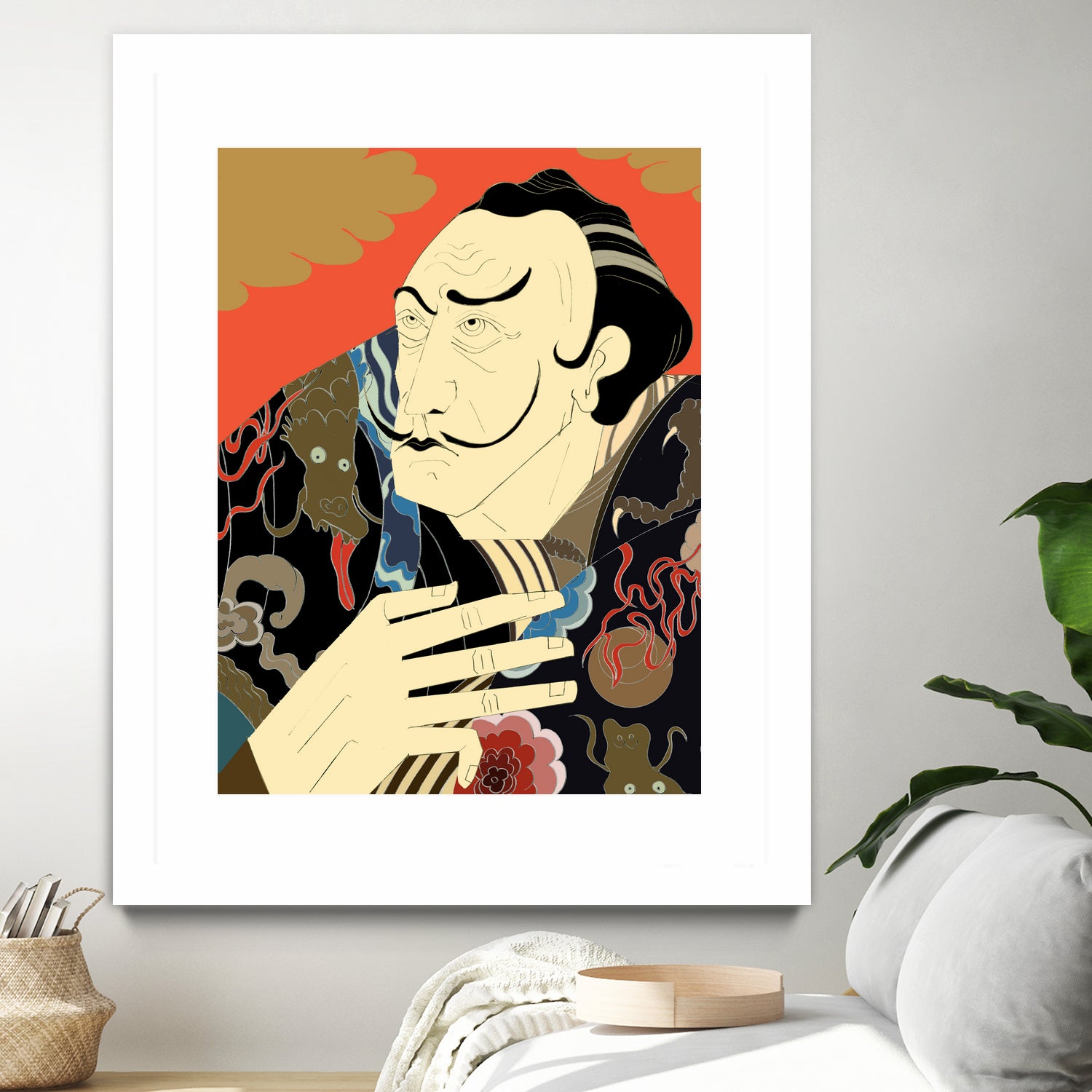 * “Japonica” / Salvador Dali by Kazuhiro Ishihara on GIANT ART - red photo illustration