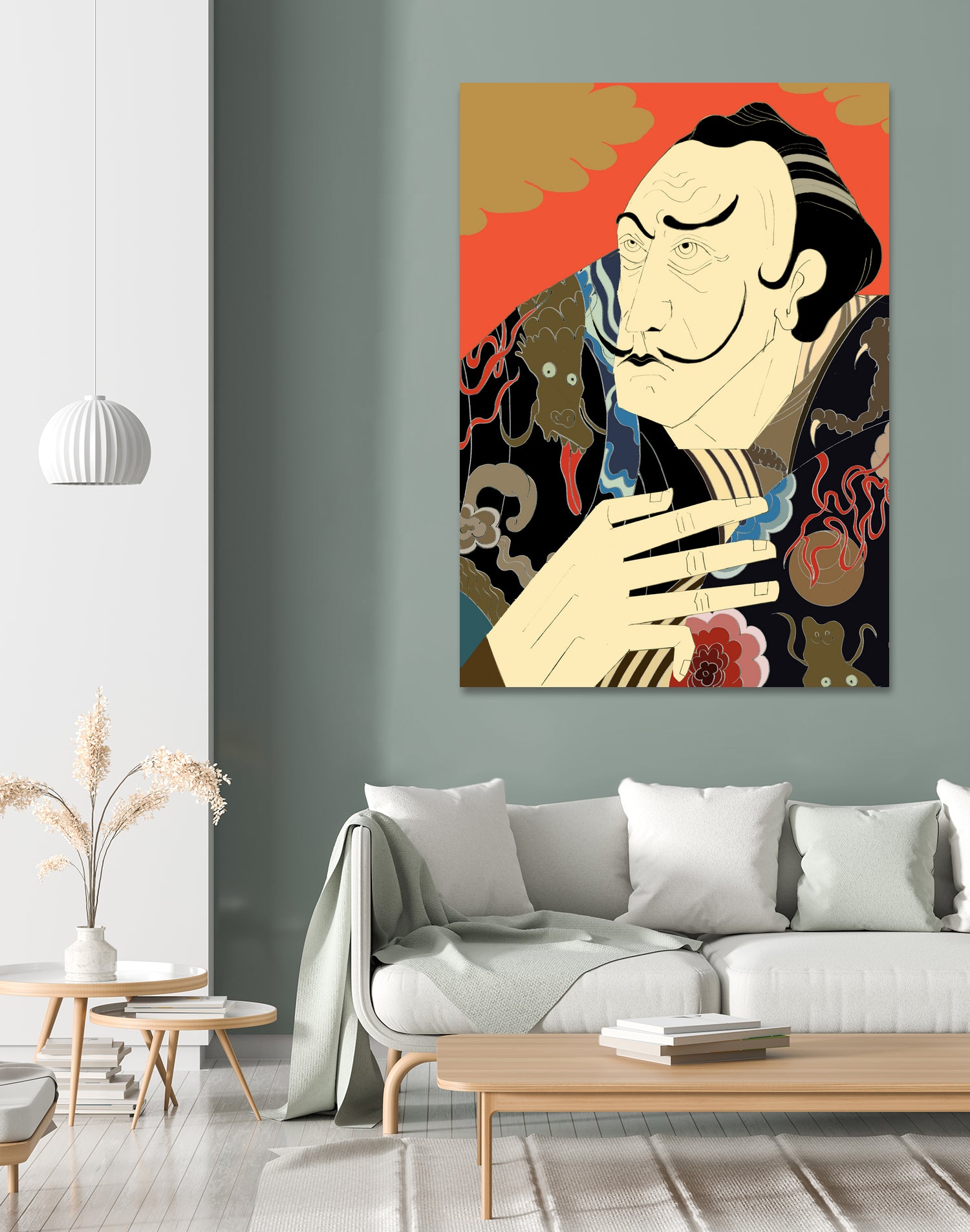 * “Japonica” / Salvador Dali by Kazuhiro Ishihara on GIANT ART - red photo illustration