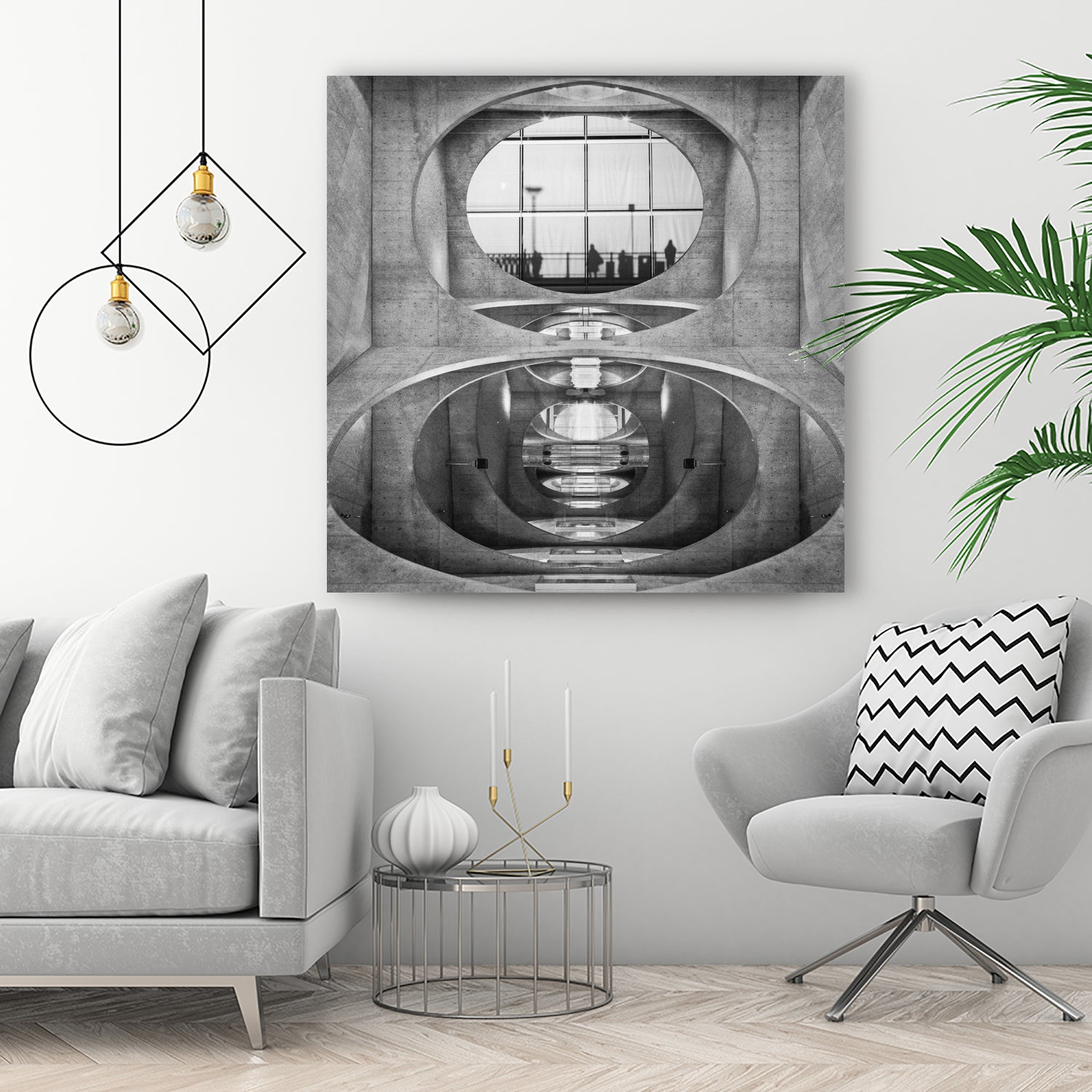 Oval City by Dariusz Klimczak on GIANT ART - gray photo illustration