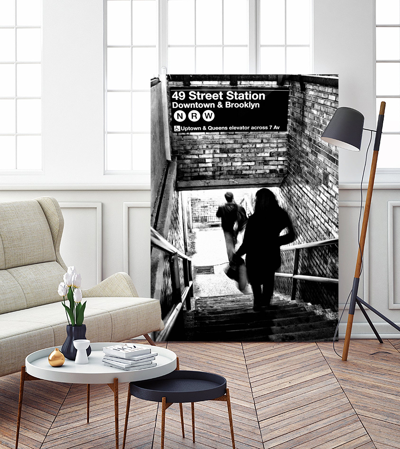 Subway Shadows by Karol Livote on GIANT ART - black photo manipulation