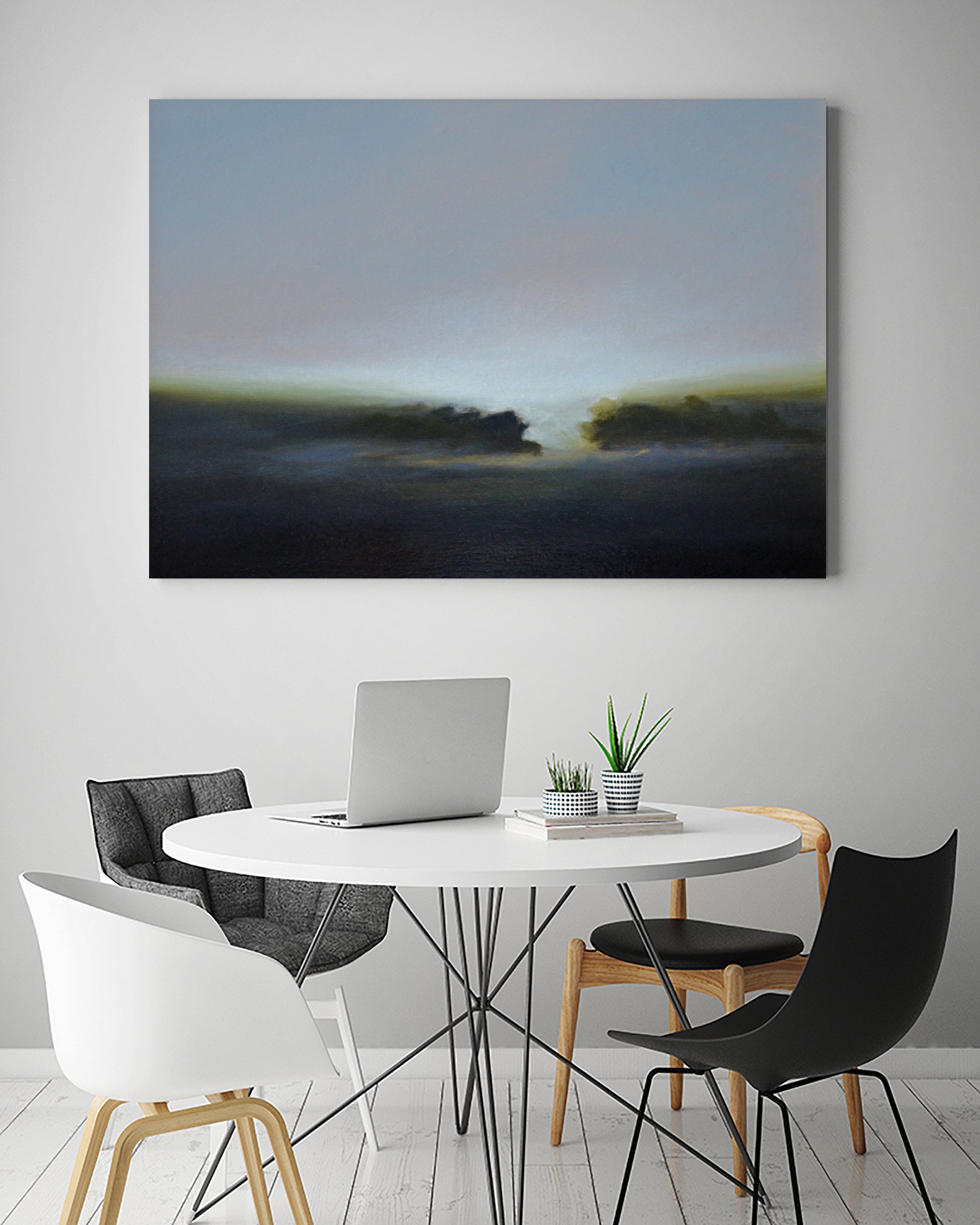 Days' Opening by Robert Singleton on GIANT ART - green vector illustration