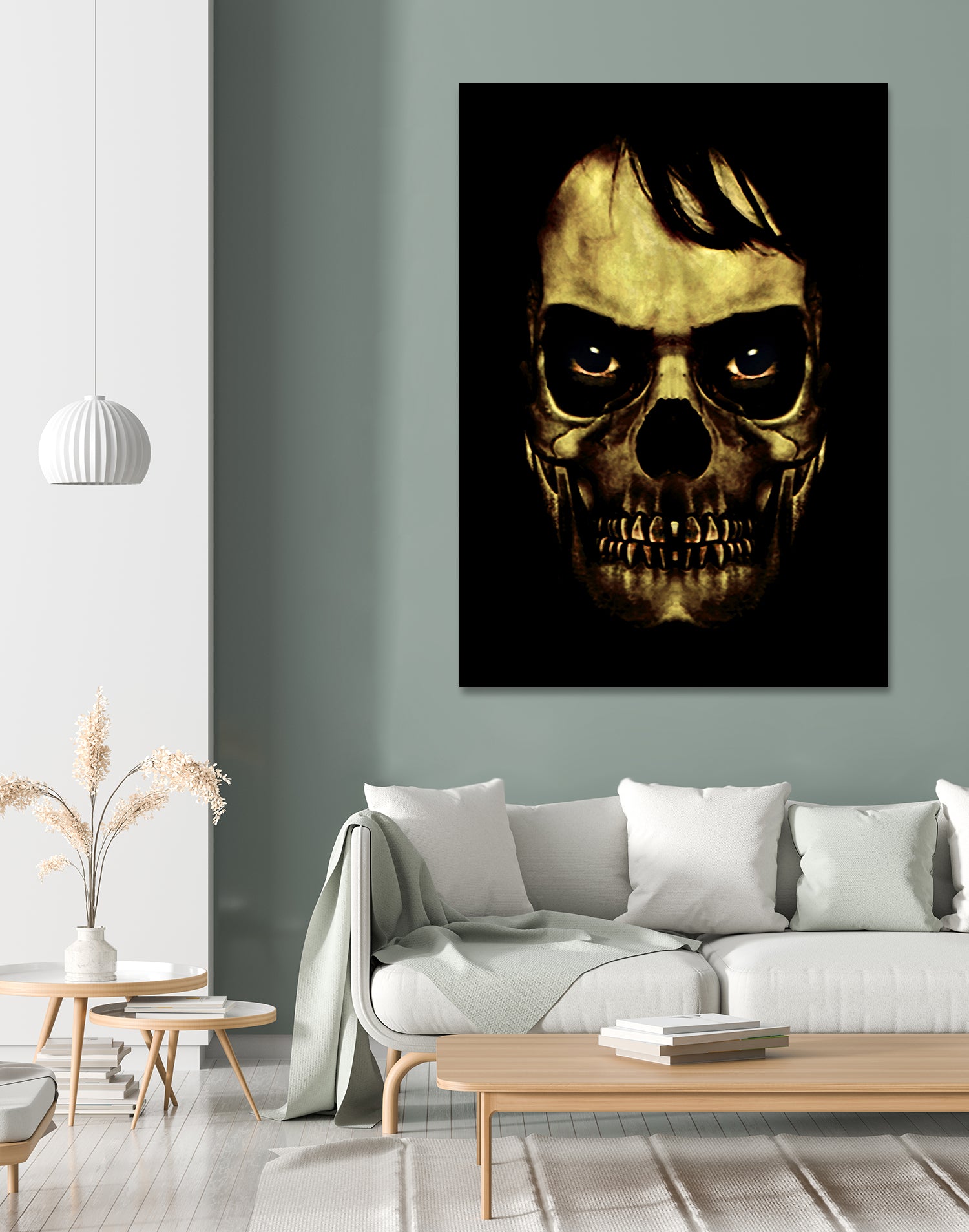 Angry Skull Monster Poster by Daniel Ferreira-Leites on GIANT ART - black photo manipulation