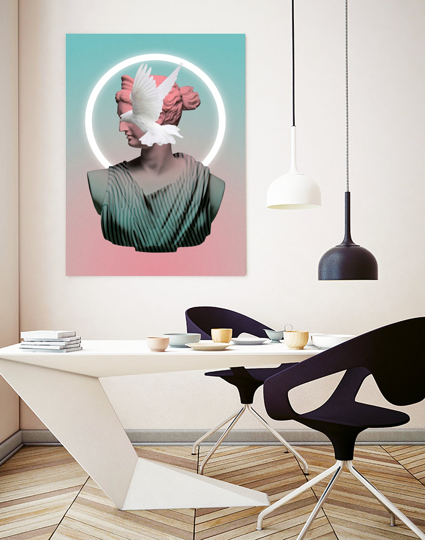 peace and intellect by Serena Seli on GIANT ART - white photo manipulation