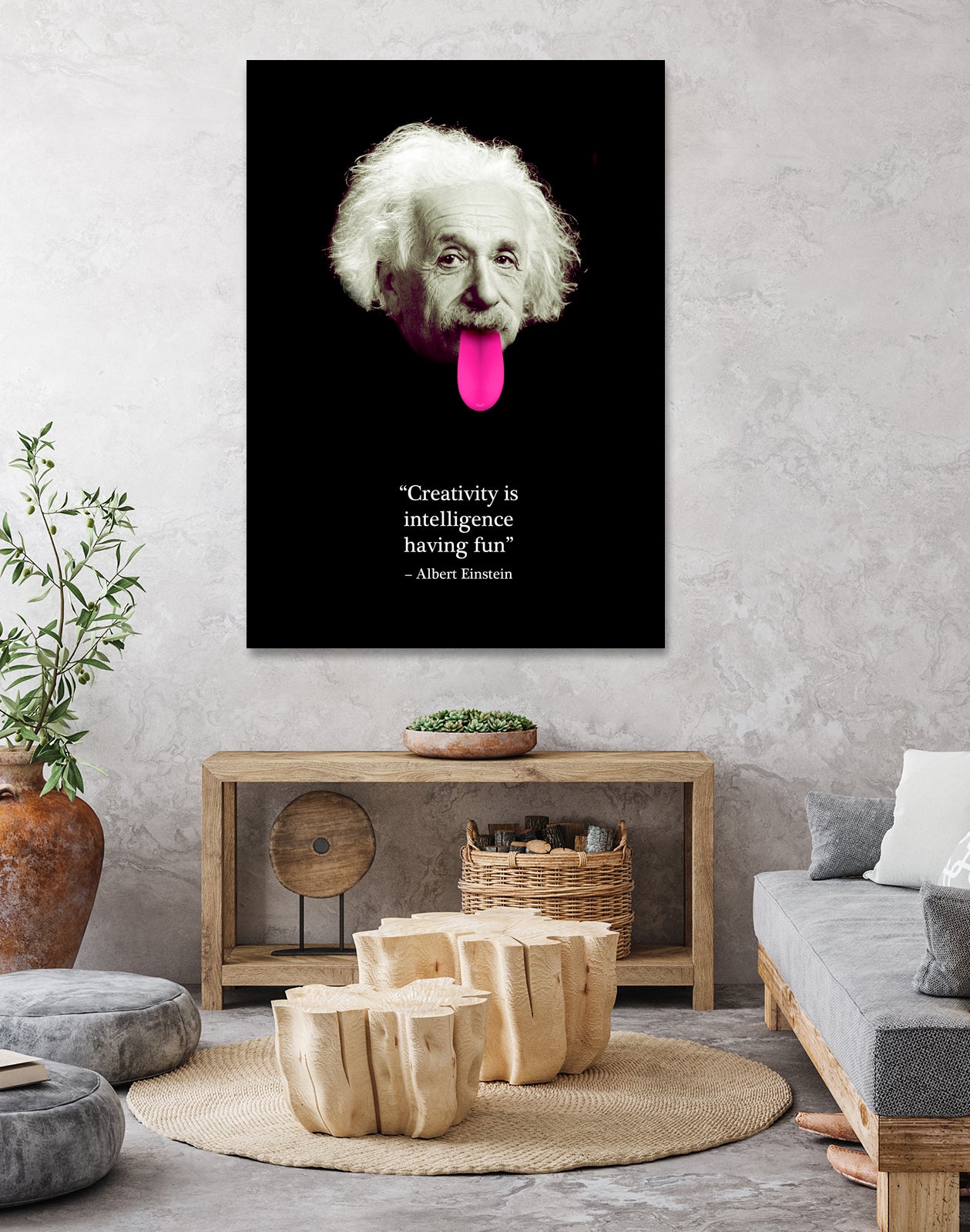 Einstein by Sundeep Kumar on GIANT ART - black photo manipulation