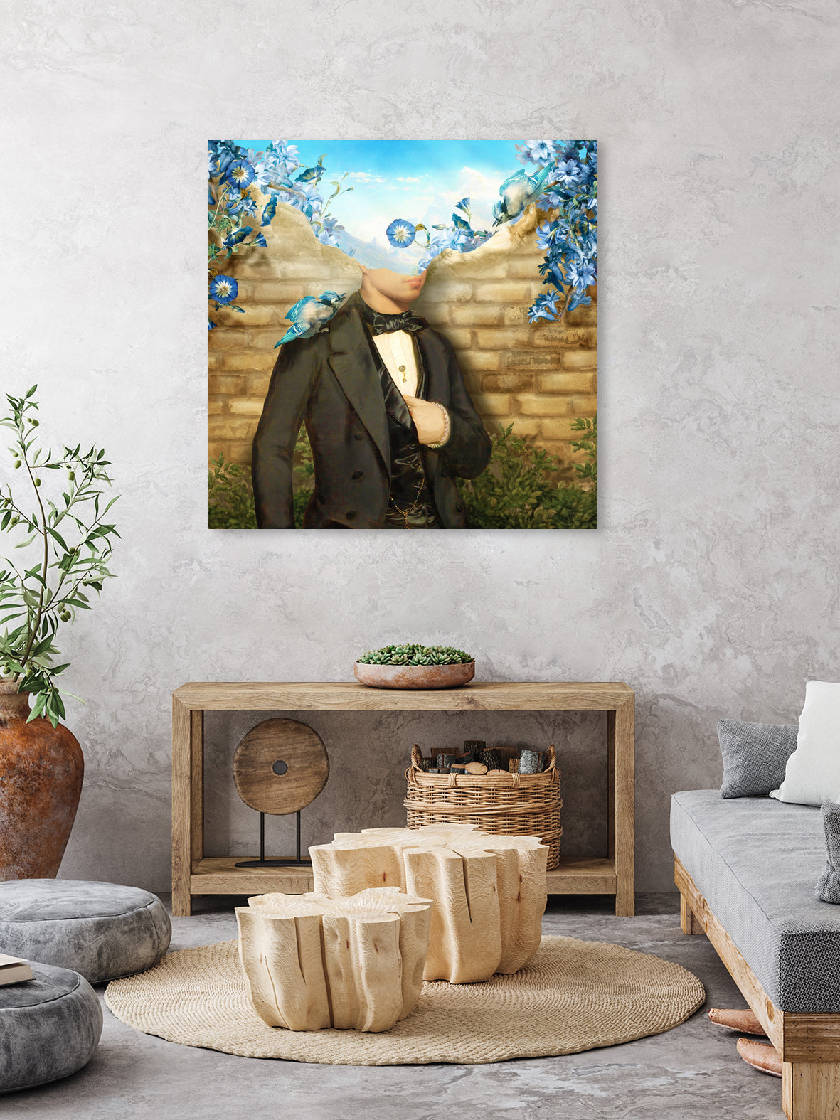 A Wandering Mind v1 by Diogo Veríssimo on GIANT ART - blue digital painting