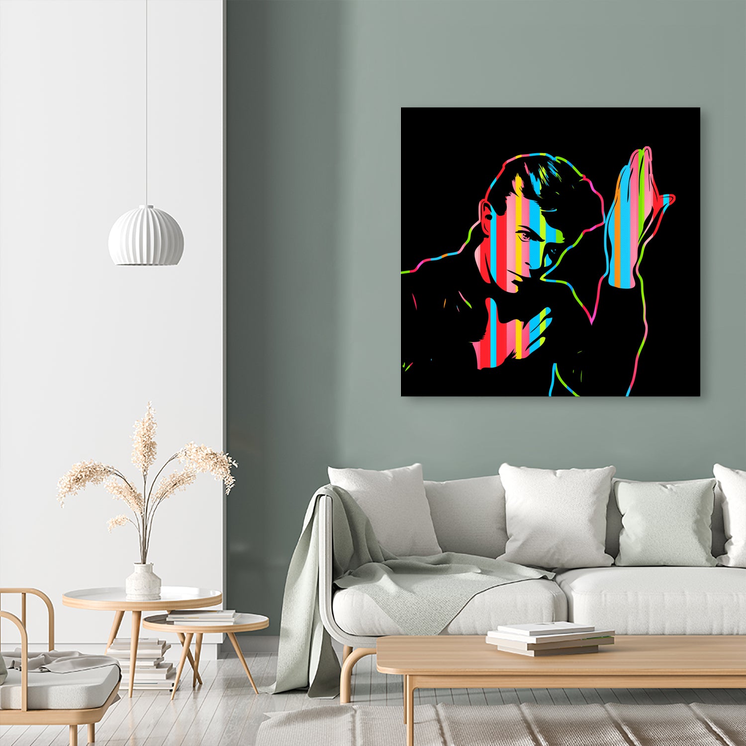 David Bowie | Dark | Pop Art by William Cuccio on GIANT ART - black digital painting