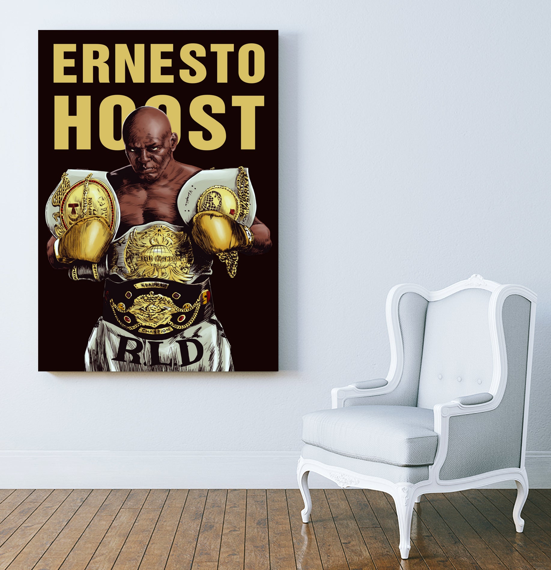 ERNESTO HOOST by Paola Morpheus on GIANT ART - yellow digital painting