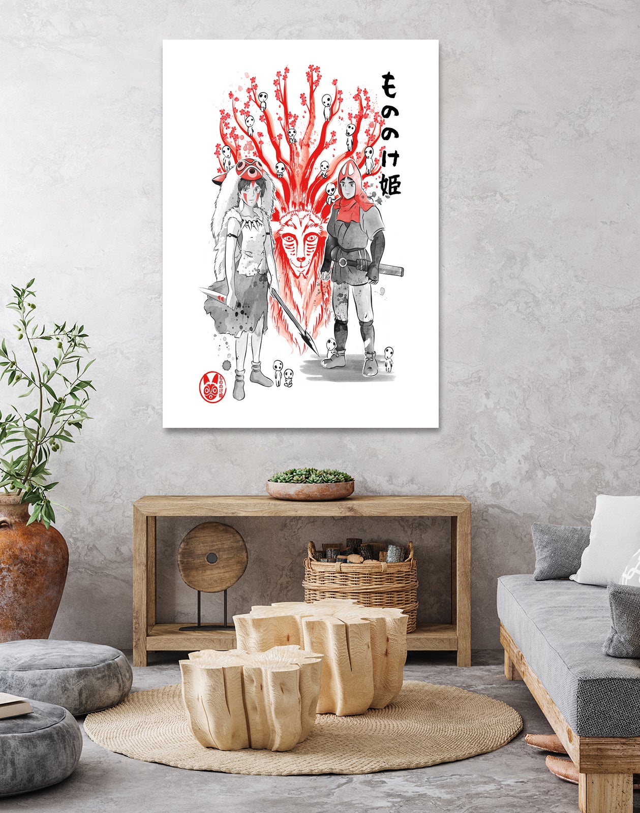 Wolf Princess sumi-e by Antonio Camarena on GIANT ART - white digital painting