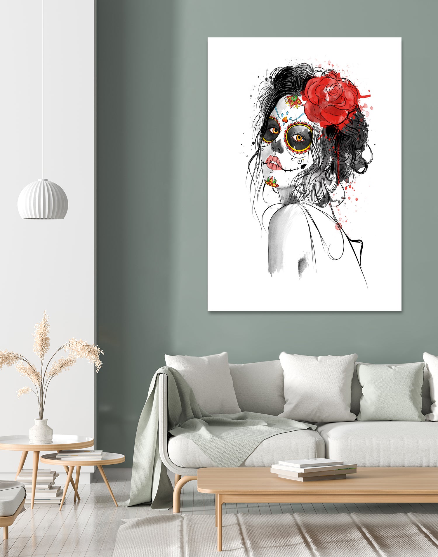 Dia de los Muertos by Antonio Camarena on GIANT ART - white digital painting