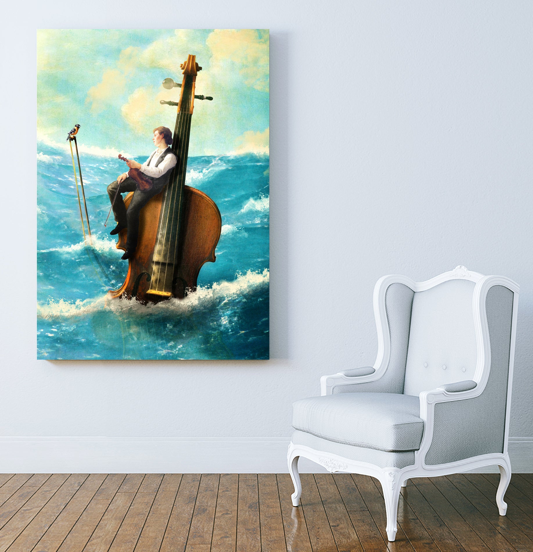 Drifting Melody by Diogo Veríssimo on GIANT ART - blue photo manipulation