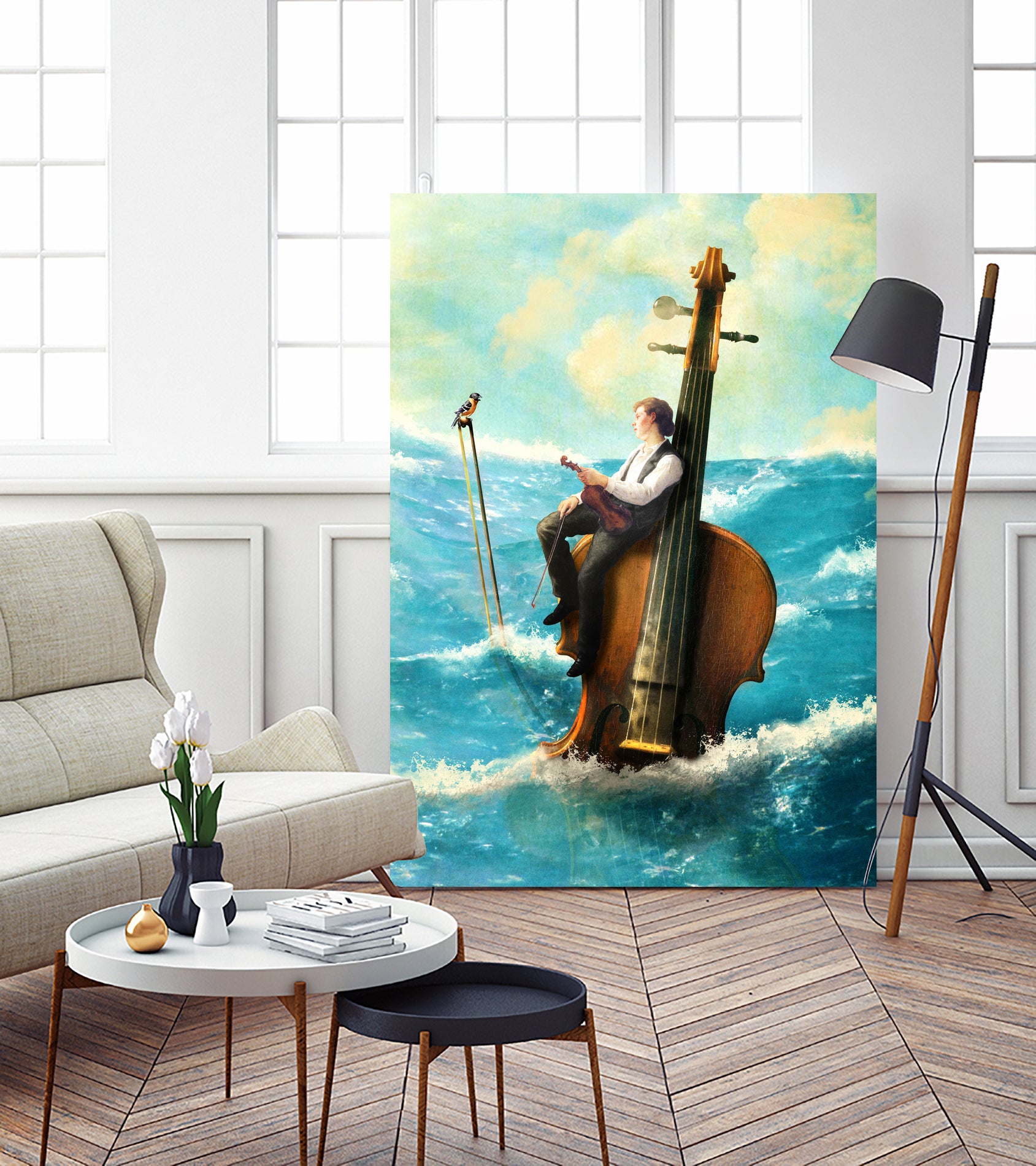 Drifting Melody by Diogo Veríssimo on GIANT ART - blue photo manipulation