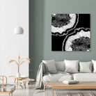Gray Black White Agate Glitter Glamor #7 #gem #decor #art by Anita & Bella Jantz on GIANT ART - black photo illustration