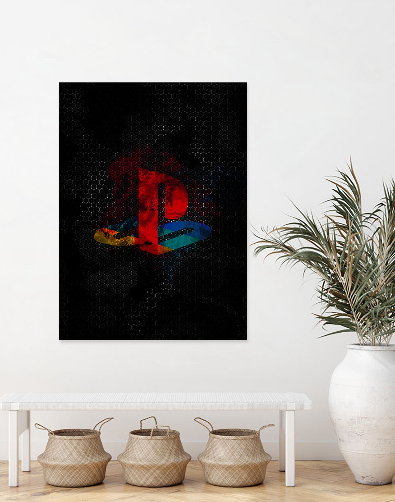 PlayStation dark splatter by Jurijs Permanickis on GIANT ART - black digital painting