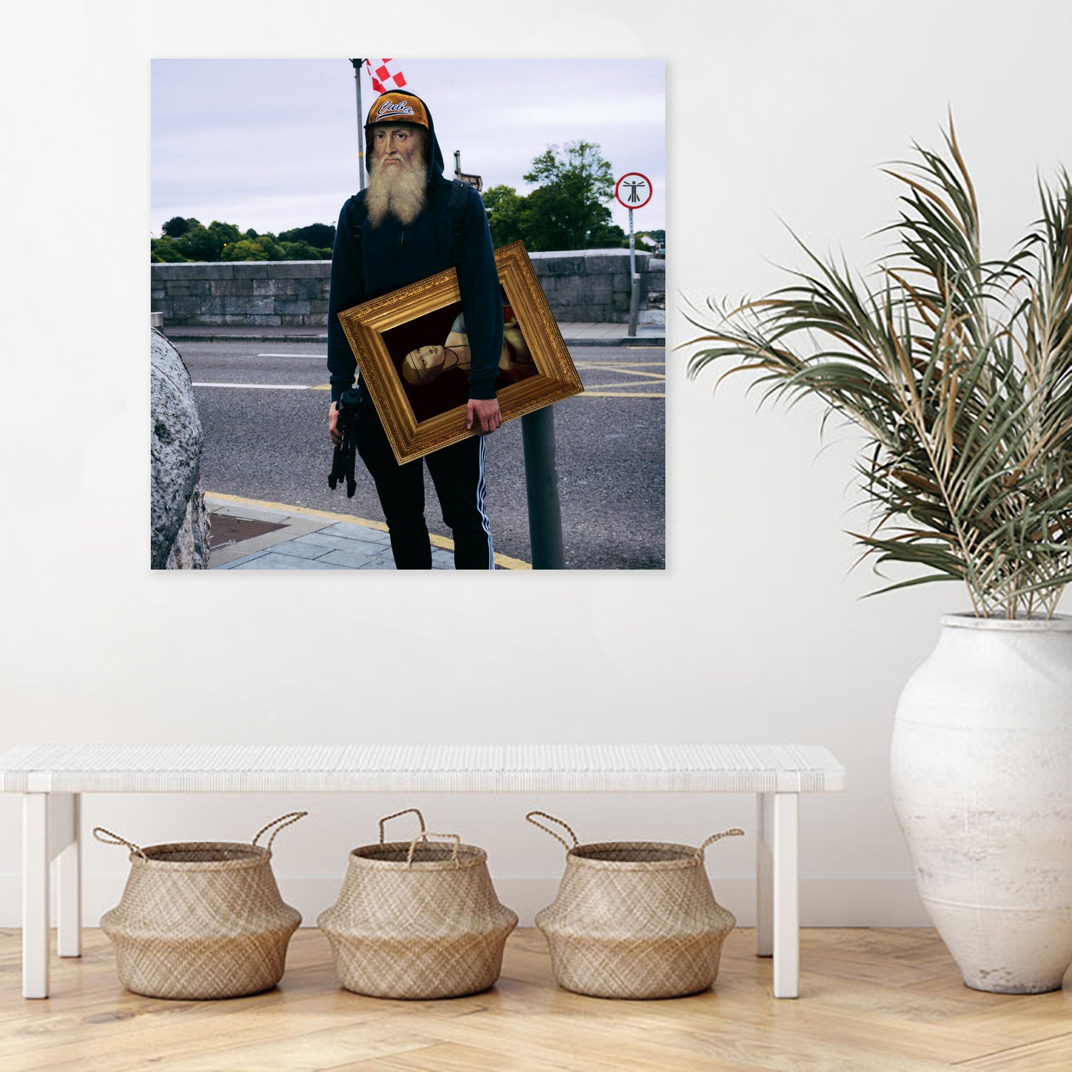 When Art Meets Real Life I by Mehmet Geren on GIANT ART - gray photo manipulation