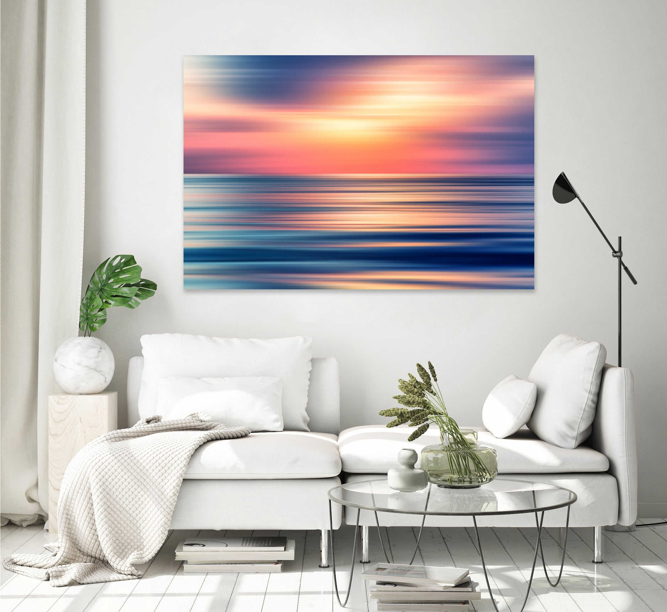 Abstract Sunset II by Tenyo Marchev on GIANT ART - orange processing/programming