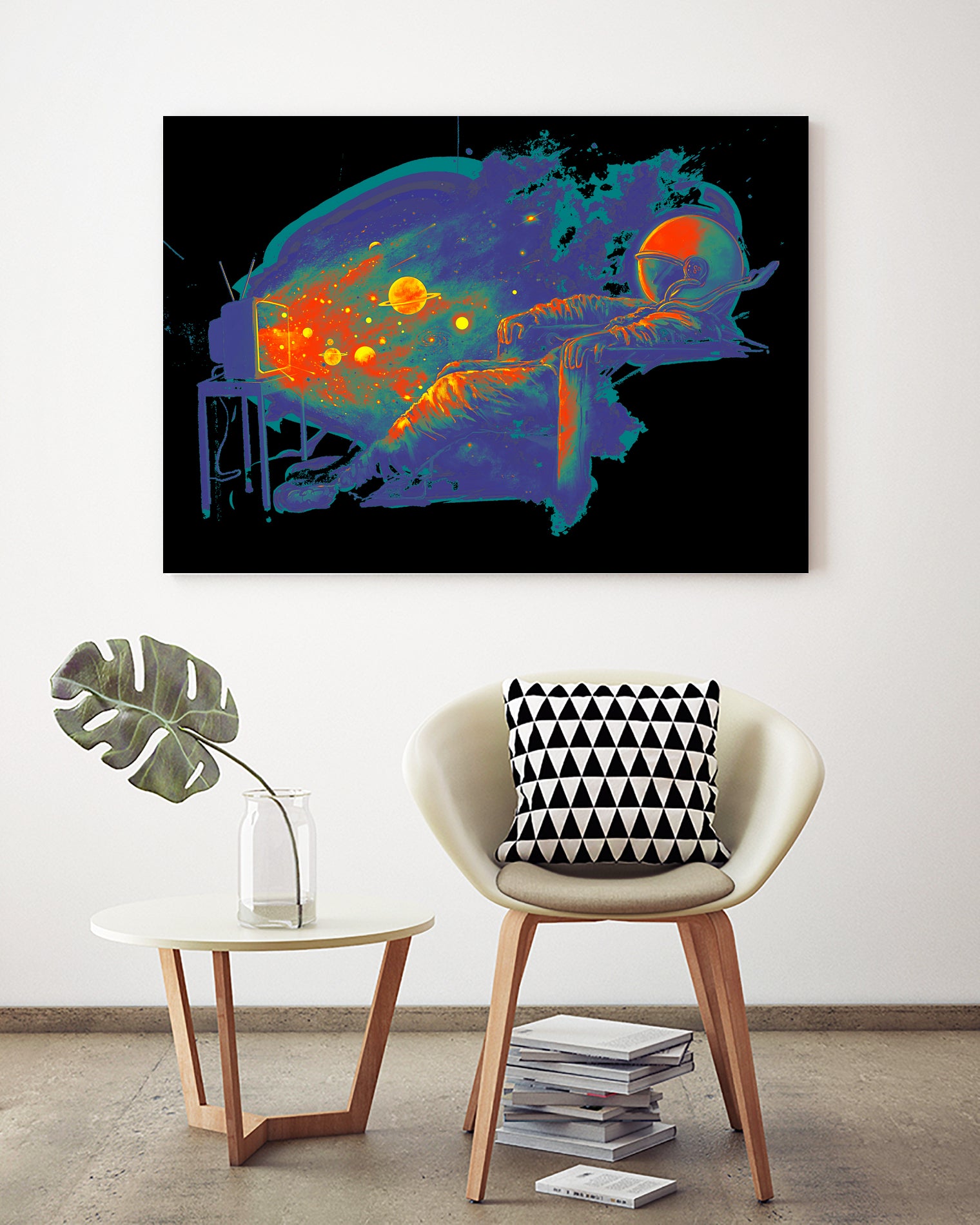 Cosmic Channel by Francis Mi Oza on GIANT ART - black digital painting