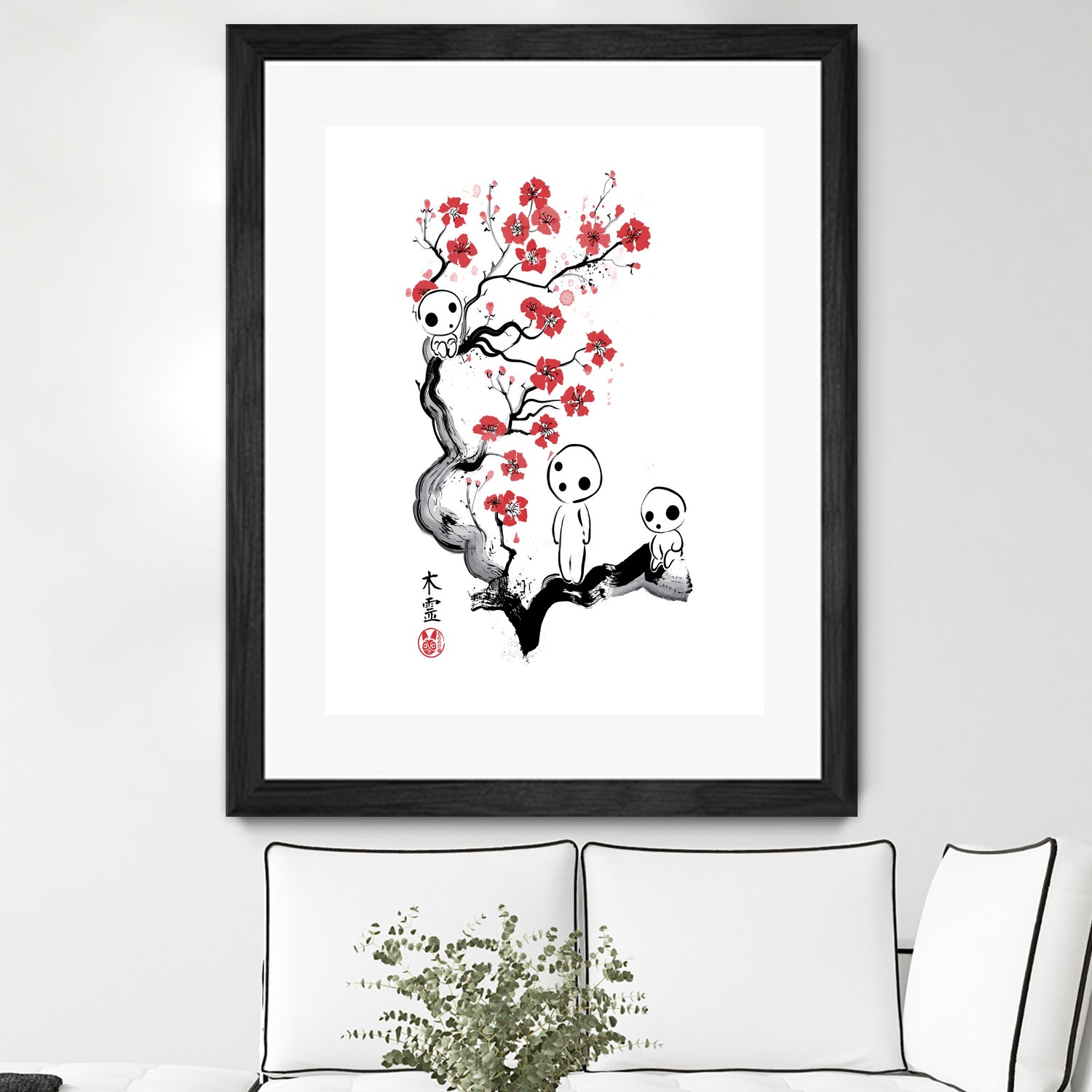 Little forest spirits by Antonio Camarena on GIANT ART - white digital painting