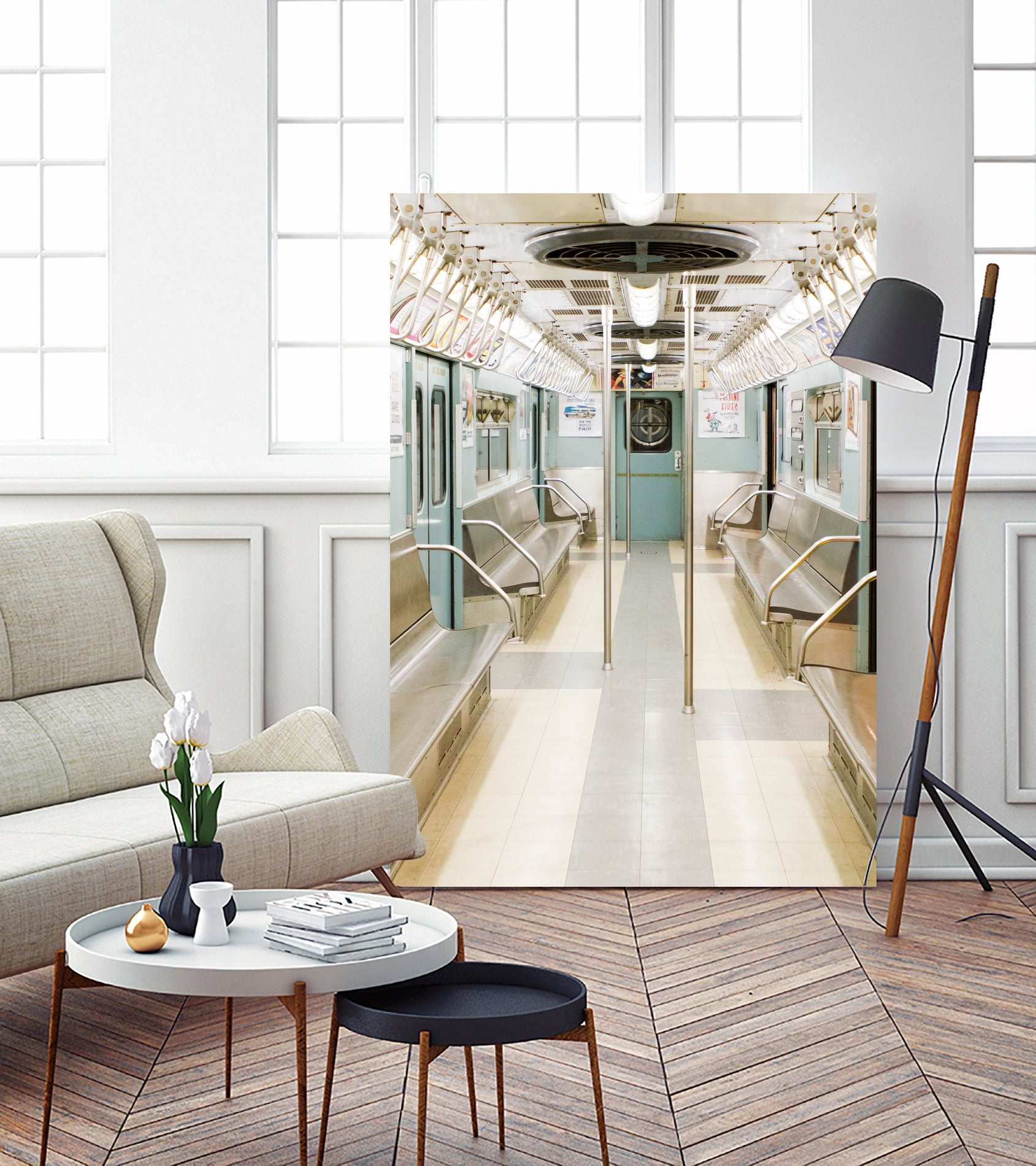 Subway Past by Tara Vorhes on GIANT ART - gray photo manipulation