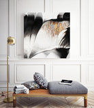 Black And Gold Veins by Elisabeth Fredriksson on GIANT ART - black mixed media