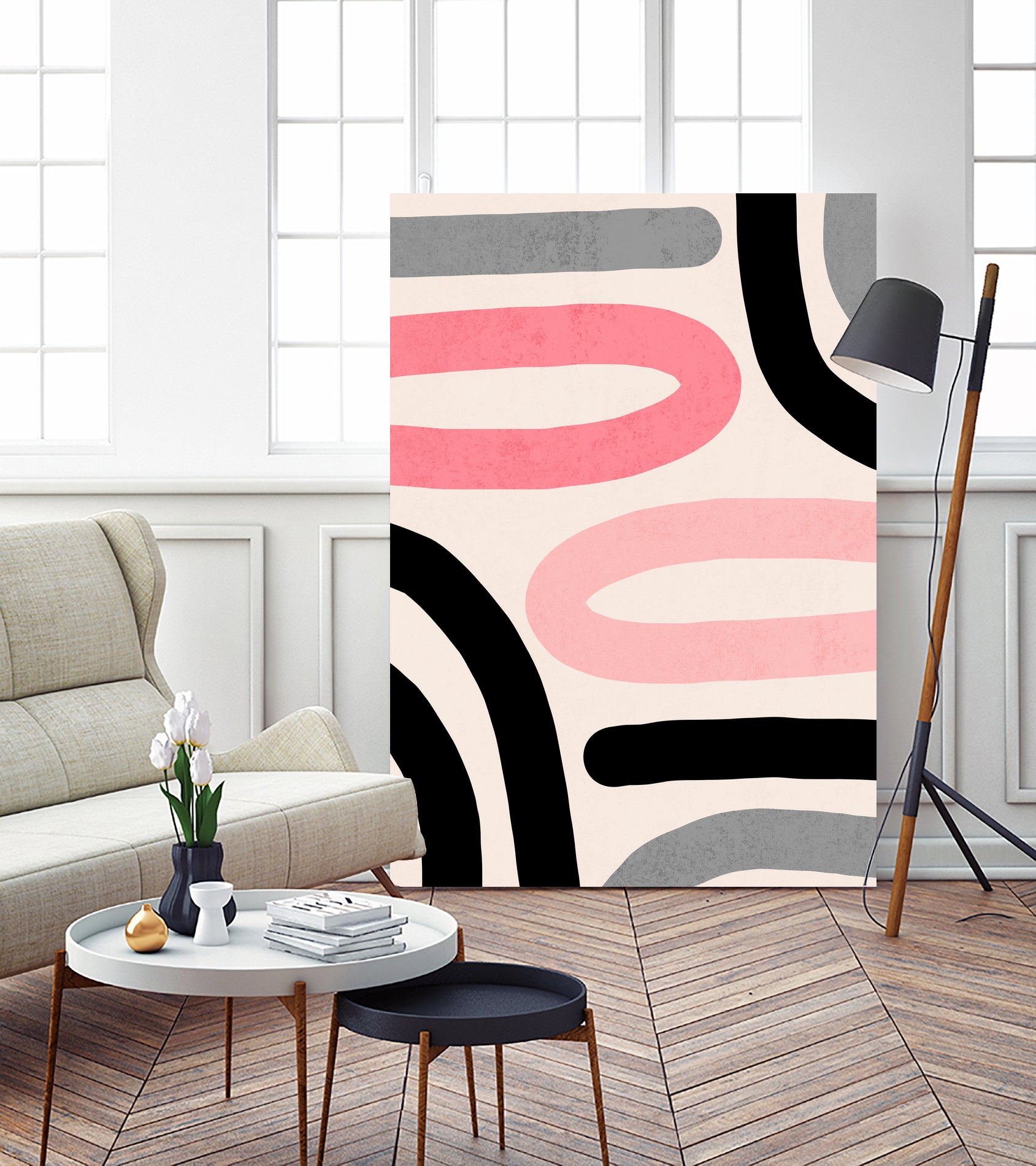 Two of a Kind by Iveta Angelova on GIANT ART - pink digital drawing