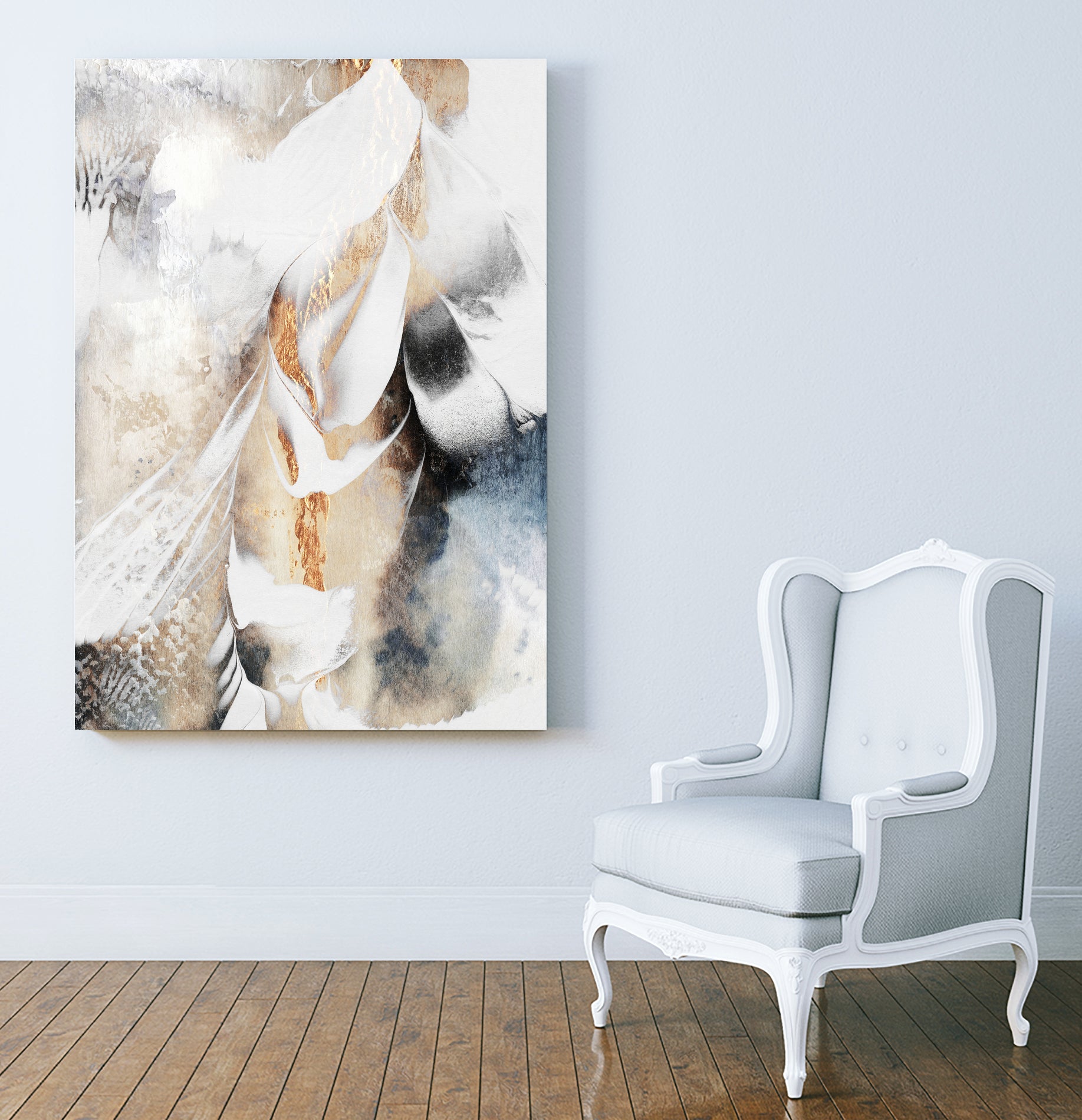 Soothe Your Soul by Elisabeth Fredriksson on GIANT ART - white mixed media