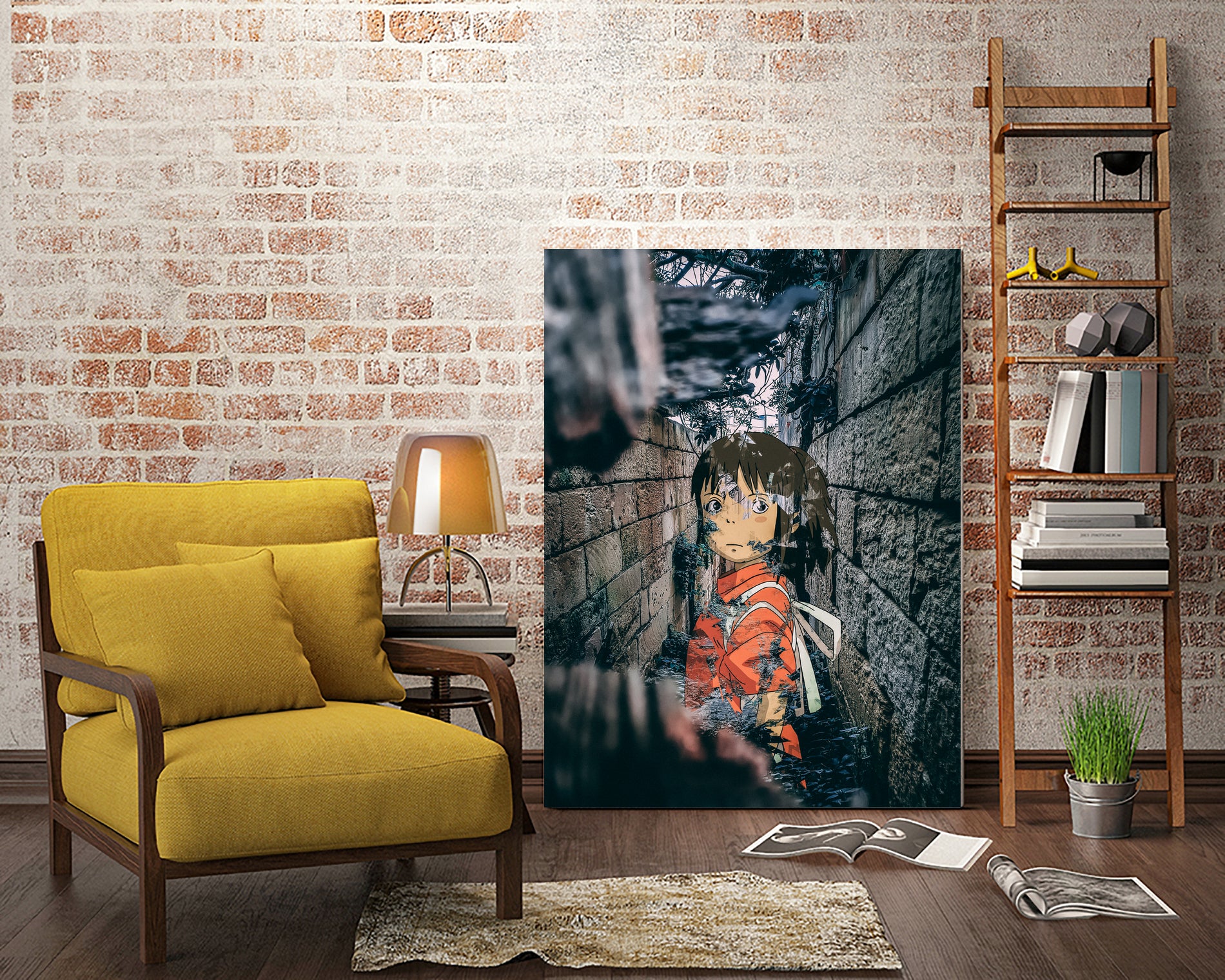 Disappearing by David Kostap on GIANT ART - red photo illustration