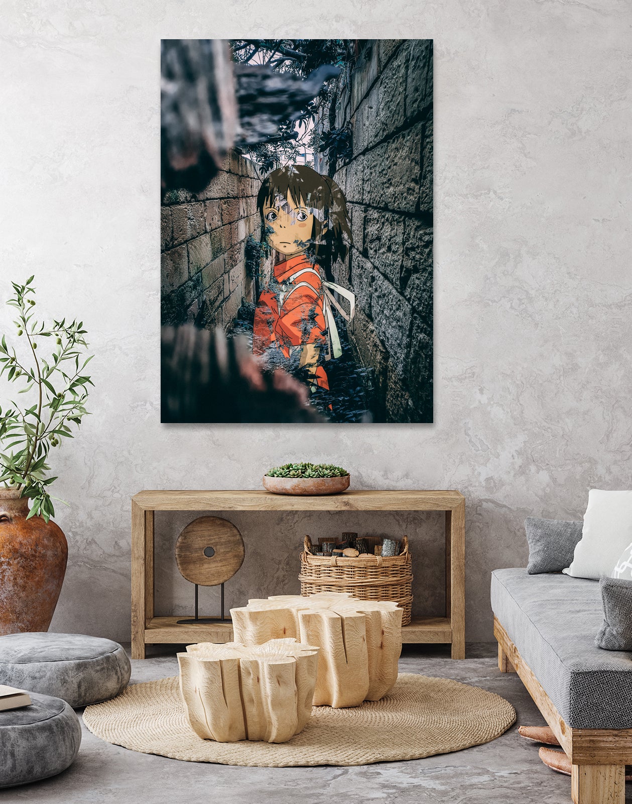 Disappearing by David Kostap on GIANT ART - red photo illustration